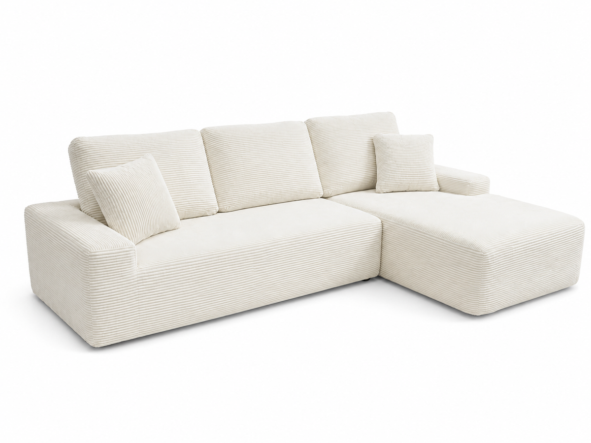 Cove Boneless Compressed Corner Chaise Sofa