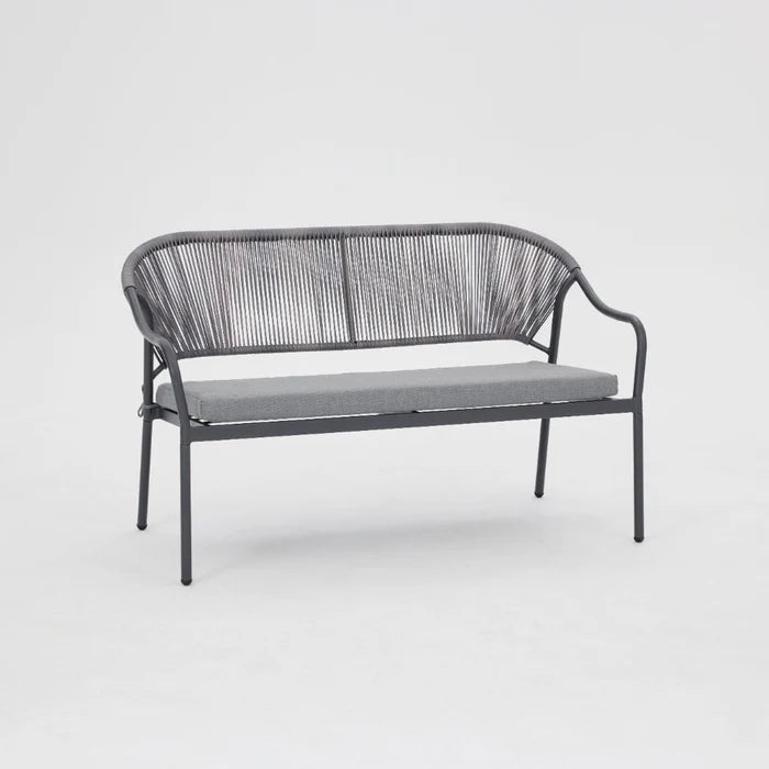 Sona 4 Piece Rattan Rope Garden Lounge Set with Cover