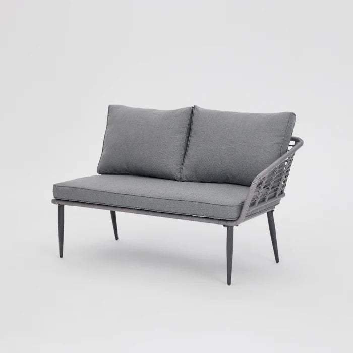 Erica 3 Piece L Shape Sofa Rattan Garden Set with Cover