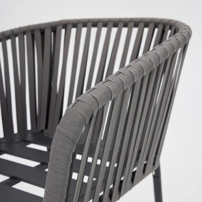 Fiji 7 Piece Rattan Rope Garden Dining Set with Cover