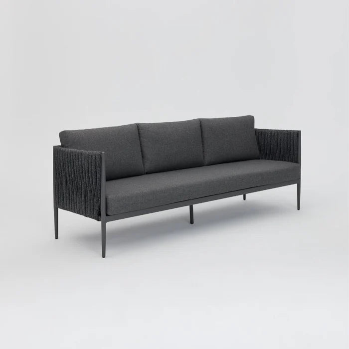 Serena Rattan Rope Modular Sofa and Coffee Table Garden Set with Cover