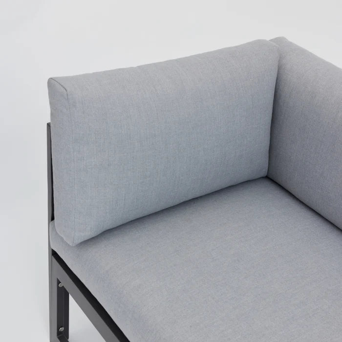 Faro U-Shape Modular Sofa and Rising Table with Cover