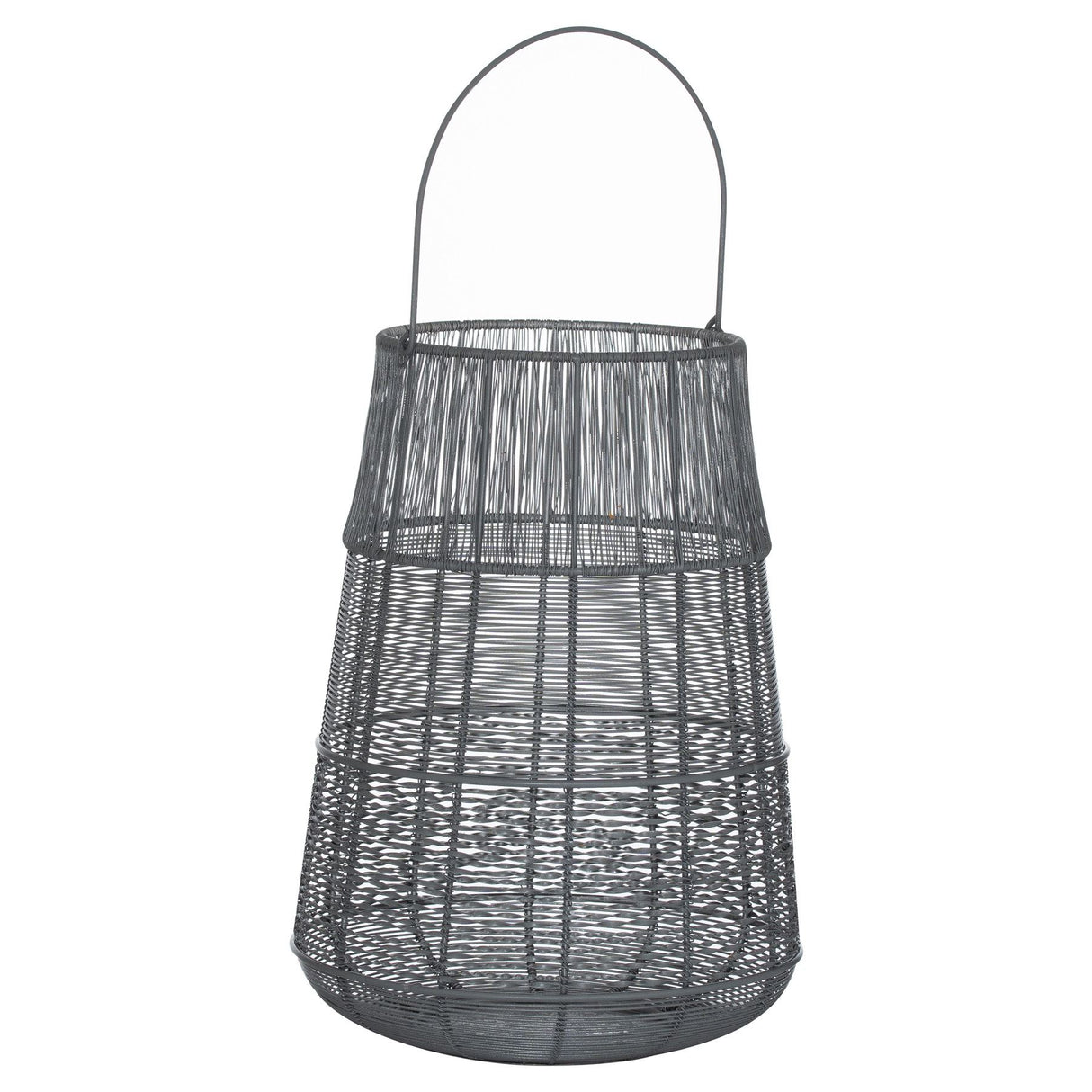 Large Wire Glowray Conical Lantern