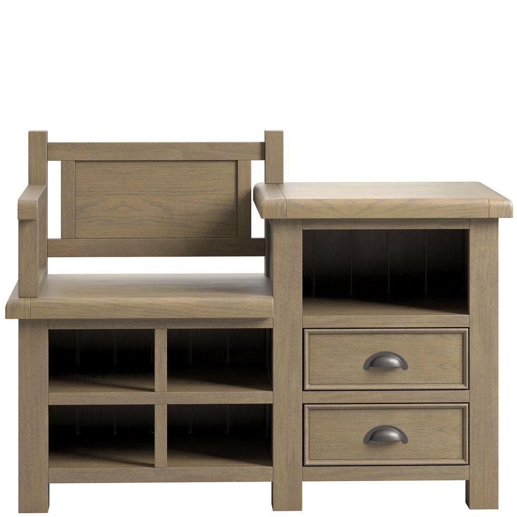 Acadia 2 Drawer Hall Bench