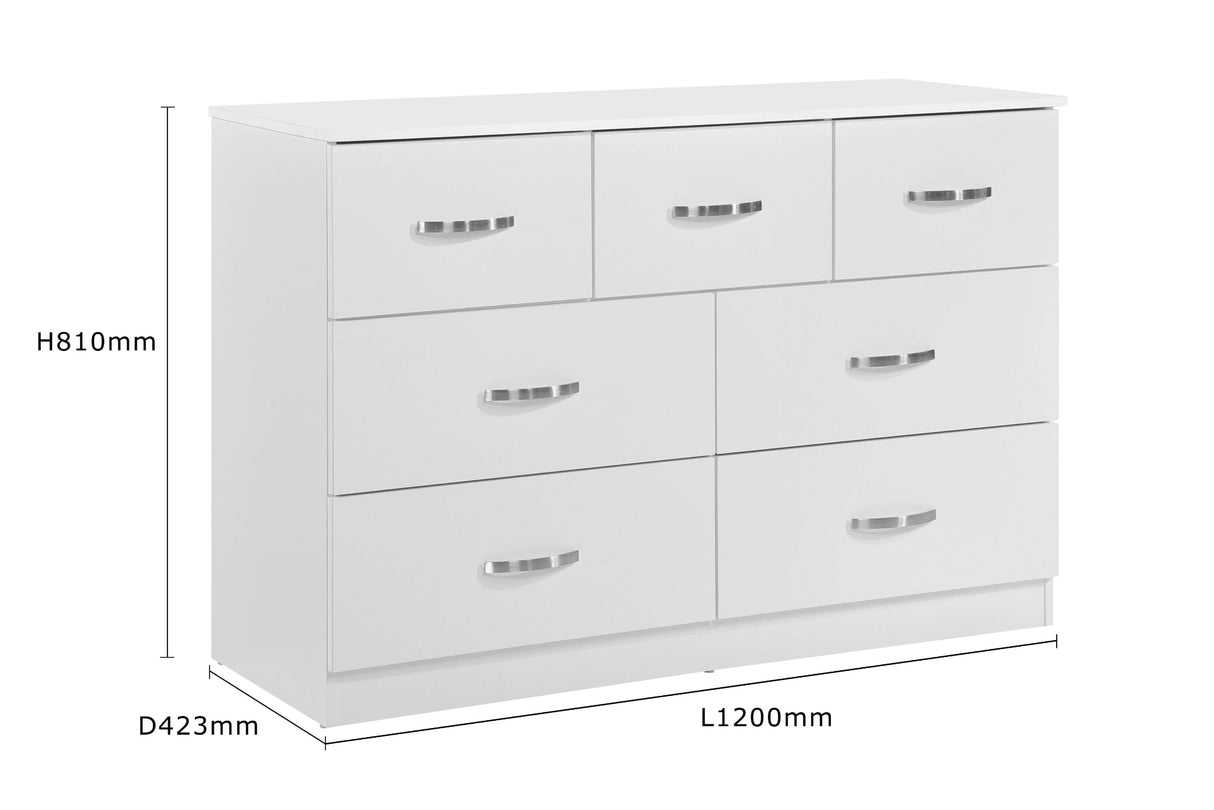 Paddington 7 Drawer Chest of Drawers