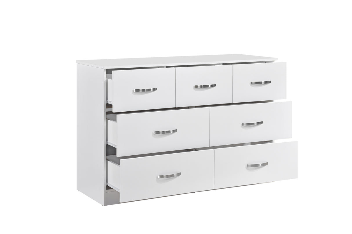 Paddington 3 Door Wardrobe & 7 Drawer Chest 4 Piece Bedroom Set