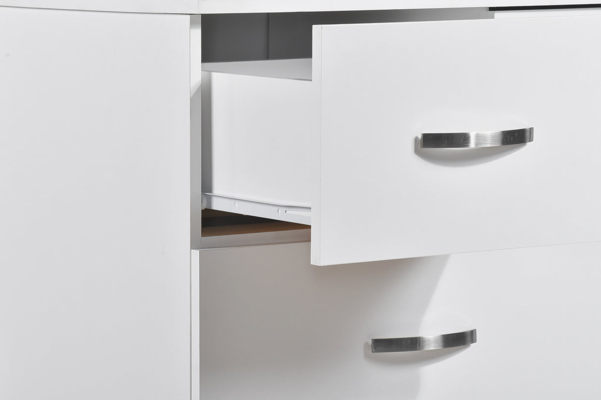 Paddington 4 Door Wardrobe & 7 Drawer Chest 4 Piece Bedroom Set