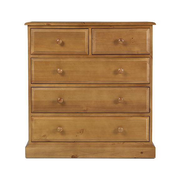 Maple 3+2 Drawer Chest of Drawers