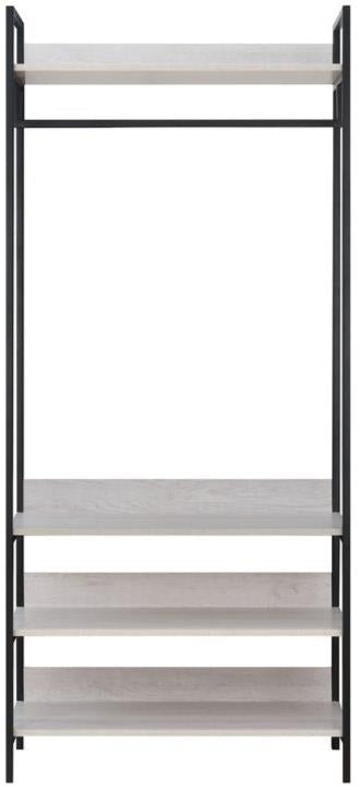 Alva Open Wardrobes with 2 Drawers & 4 Shelves Set