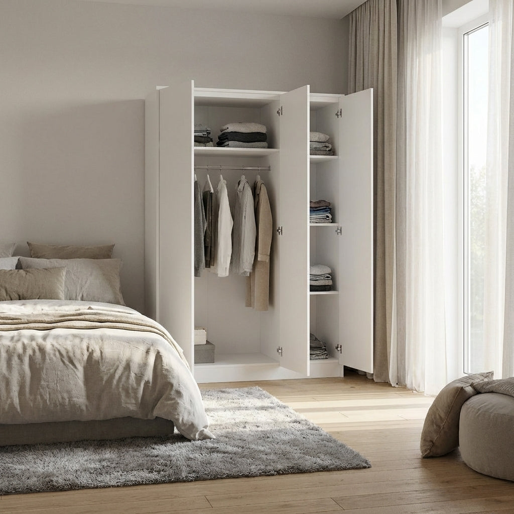 Malvern 3 Door Triple Wardrobe