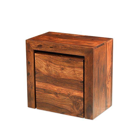 Sequoia Set of 2 Cube Nesting Tables