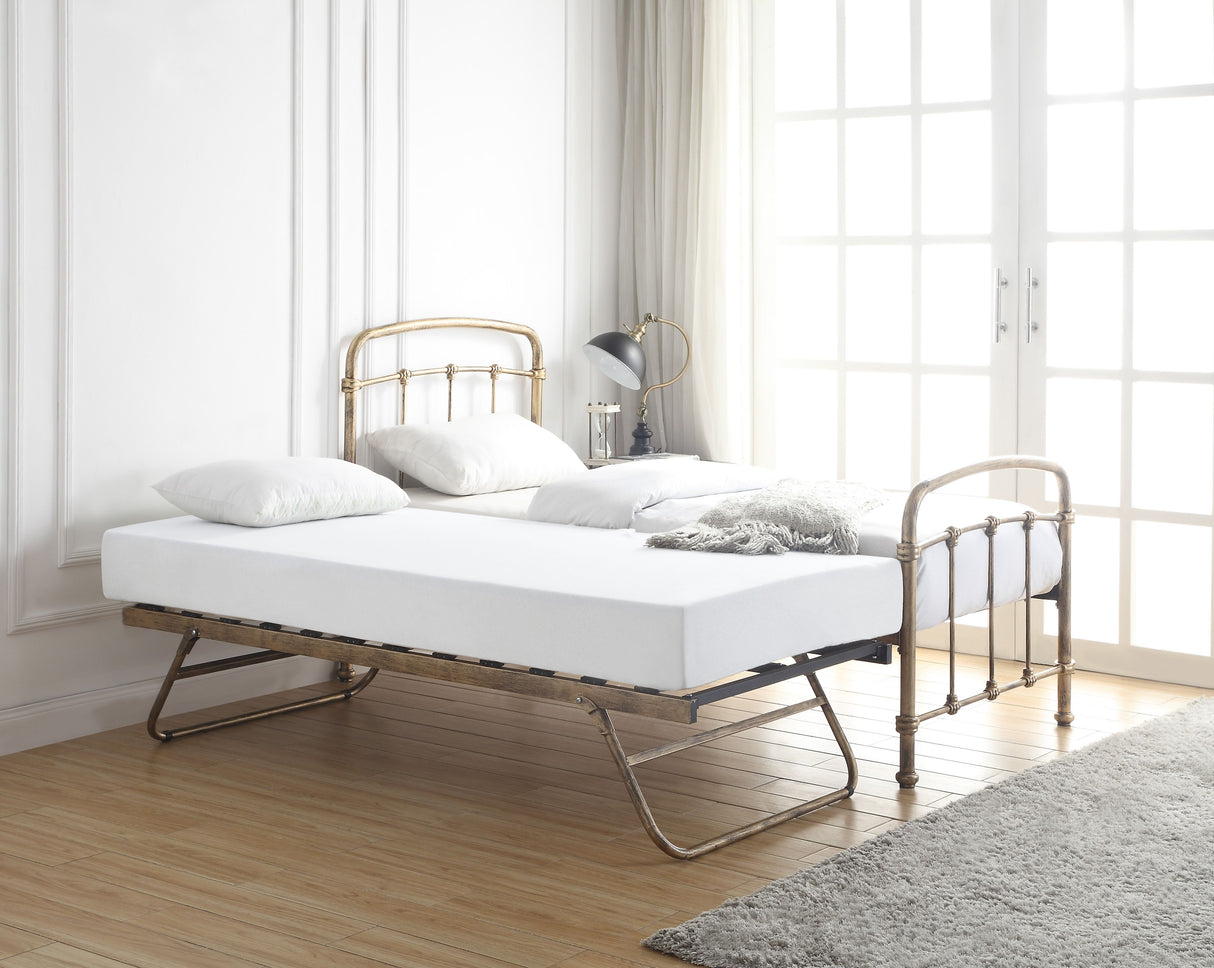 Mostyn Metal Guest Bed with Pull-Out