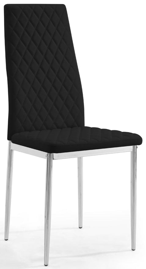 6 Sara Faux Leather Dining Chairs - TGC