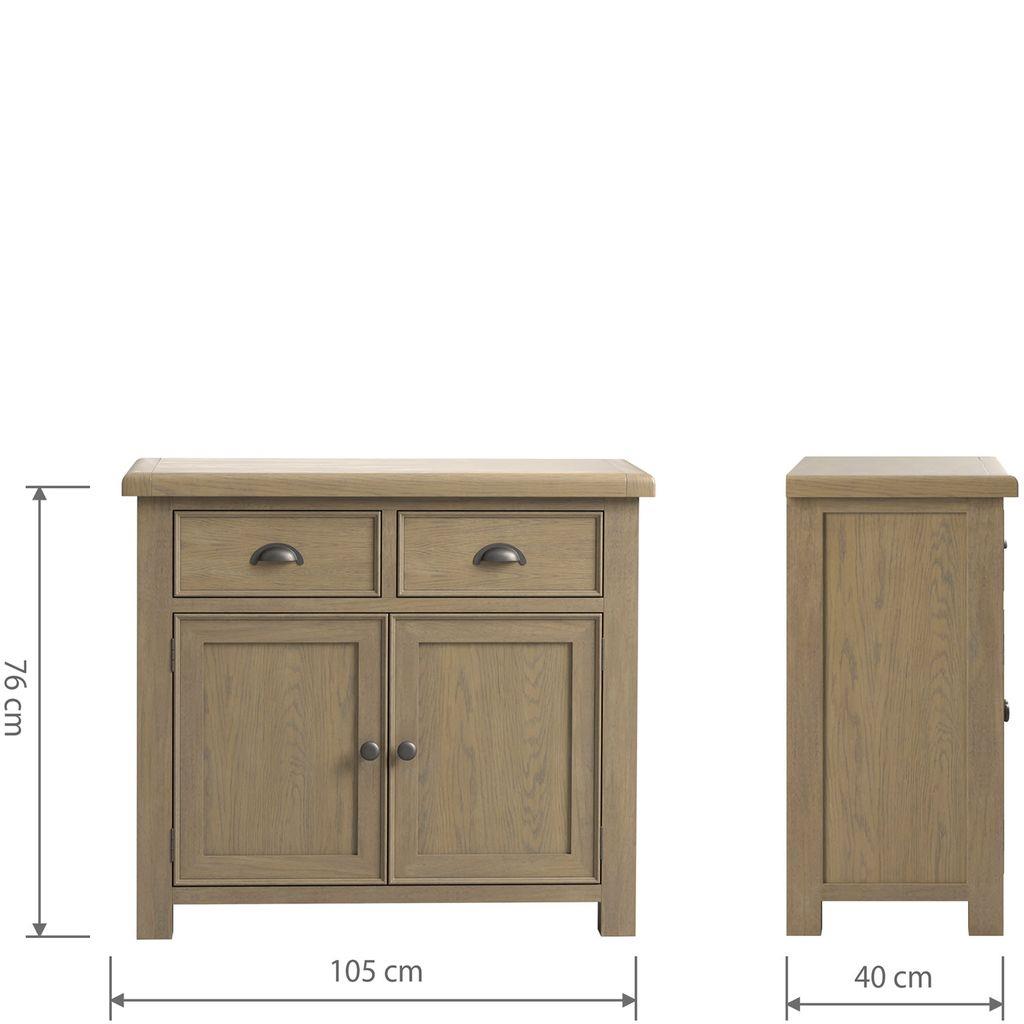 Acadia 2 Door 2 Drawer Small Sideboard