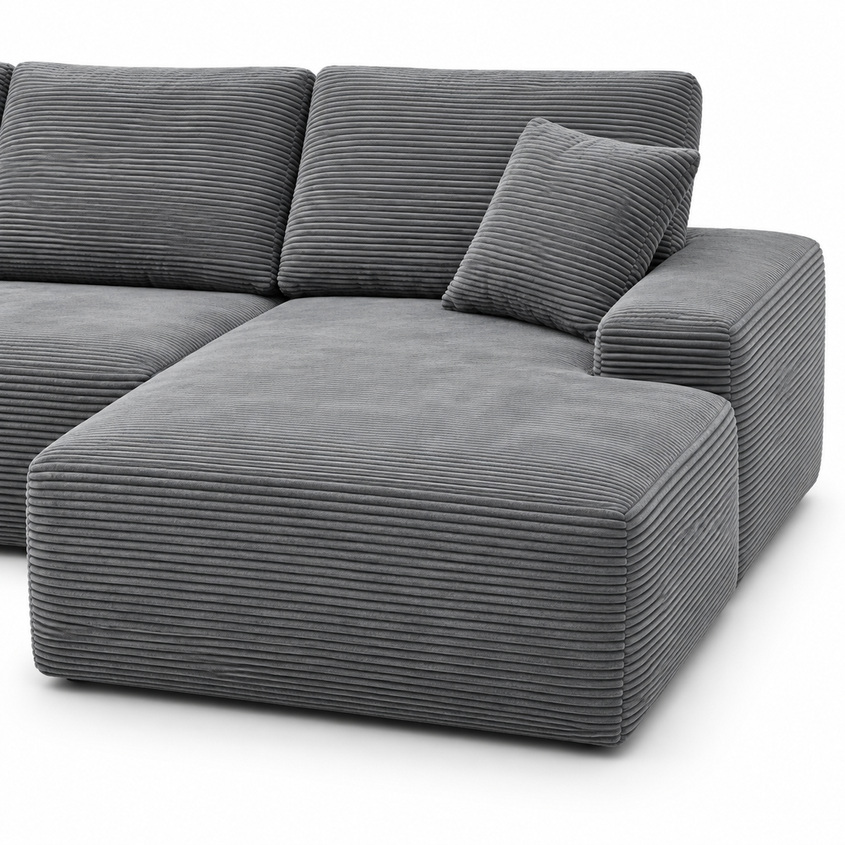 Cove Boneless Compressed Corner Chaise Sofa