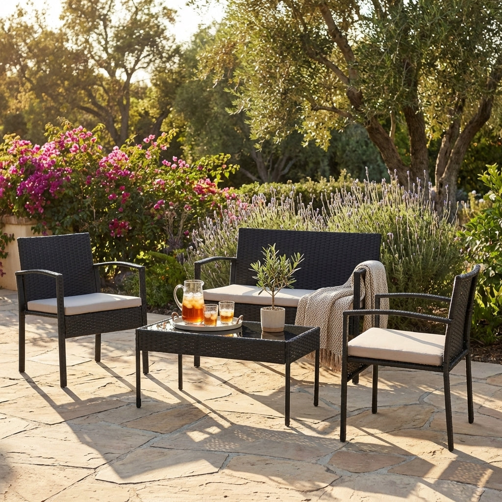 Cedar 4 Piece Garden Furniture Set
