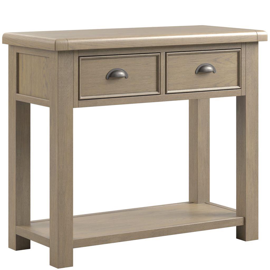Acadia 2 Drawer Open Shelf Console Table