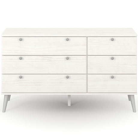 Augusta Curved 6 Drawer Wide Chest