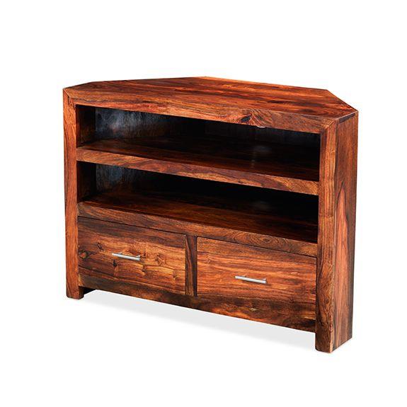 Sequoia 2 Drawer Corner TV Unit