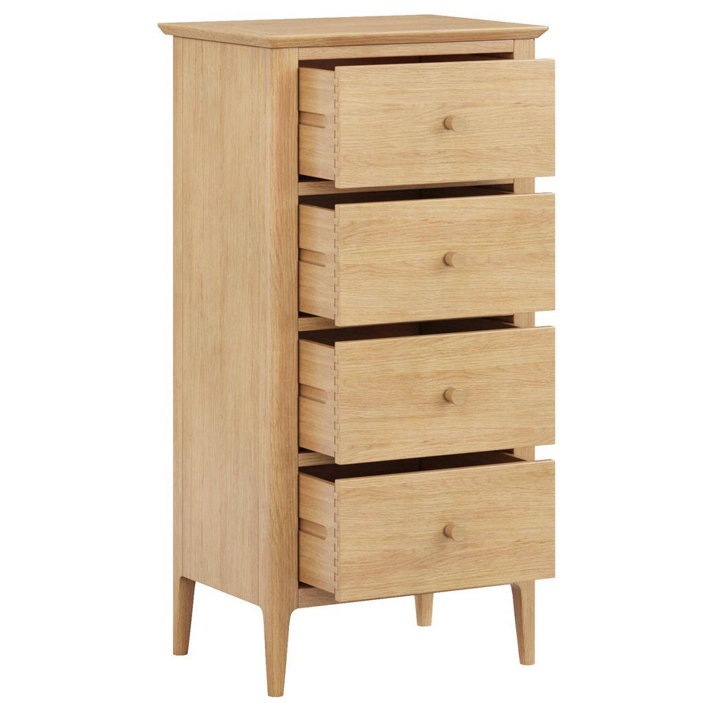 Huron 4 Drawer Tallboy Chest of Drawers
