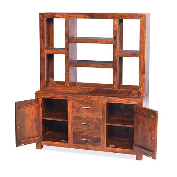 Sequoia 2 Door 3 Drawer Multishelf Kitchen Dresser