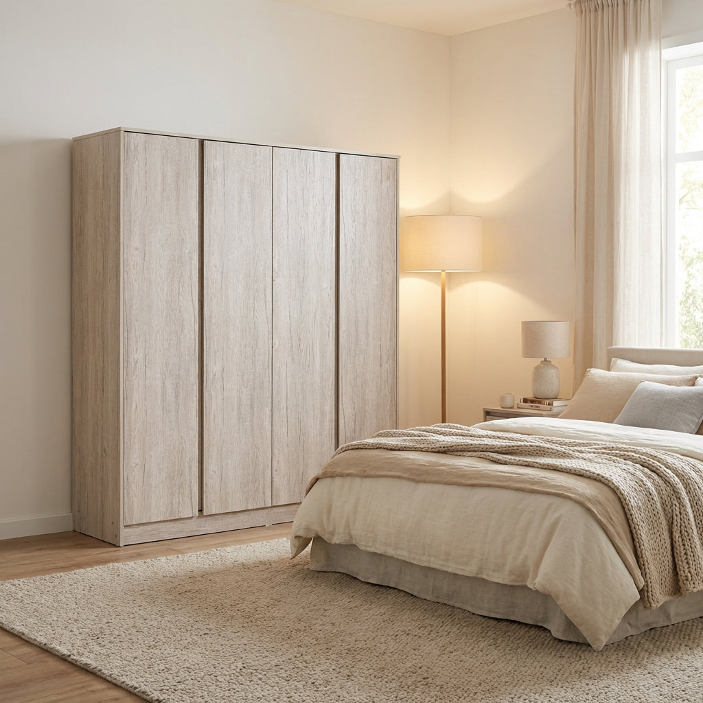 Malvern 4 Door Wardrobe