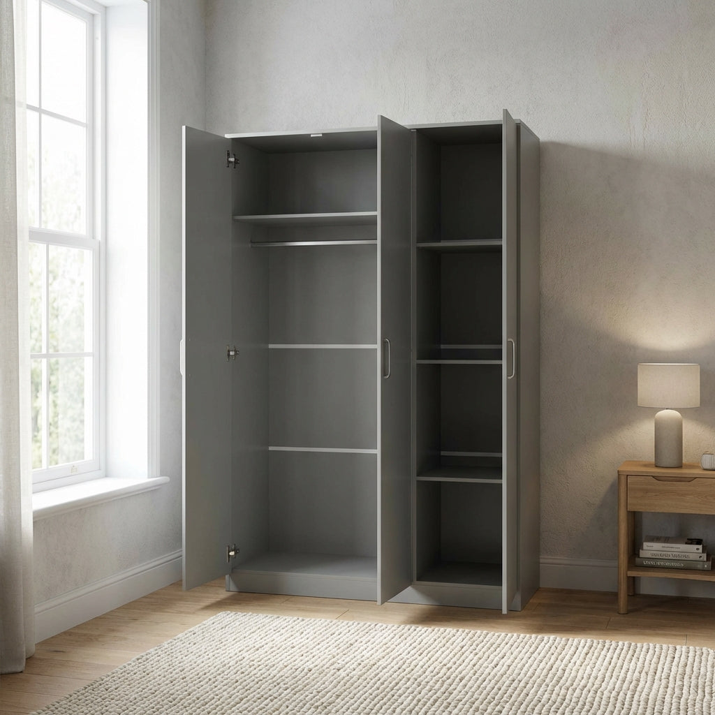 Dakota 3 Door Triple Wardrobe