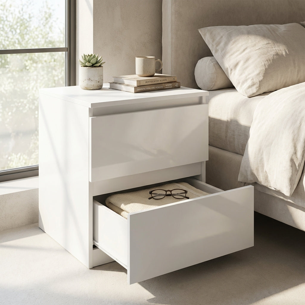 Soho 3 Door Wardrobe, 4 Drawer Chest & Bedside Table Bedroom Set