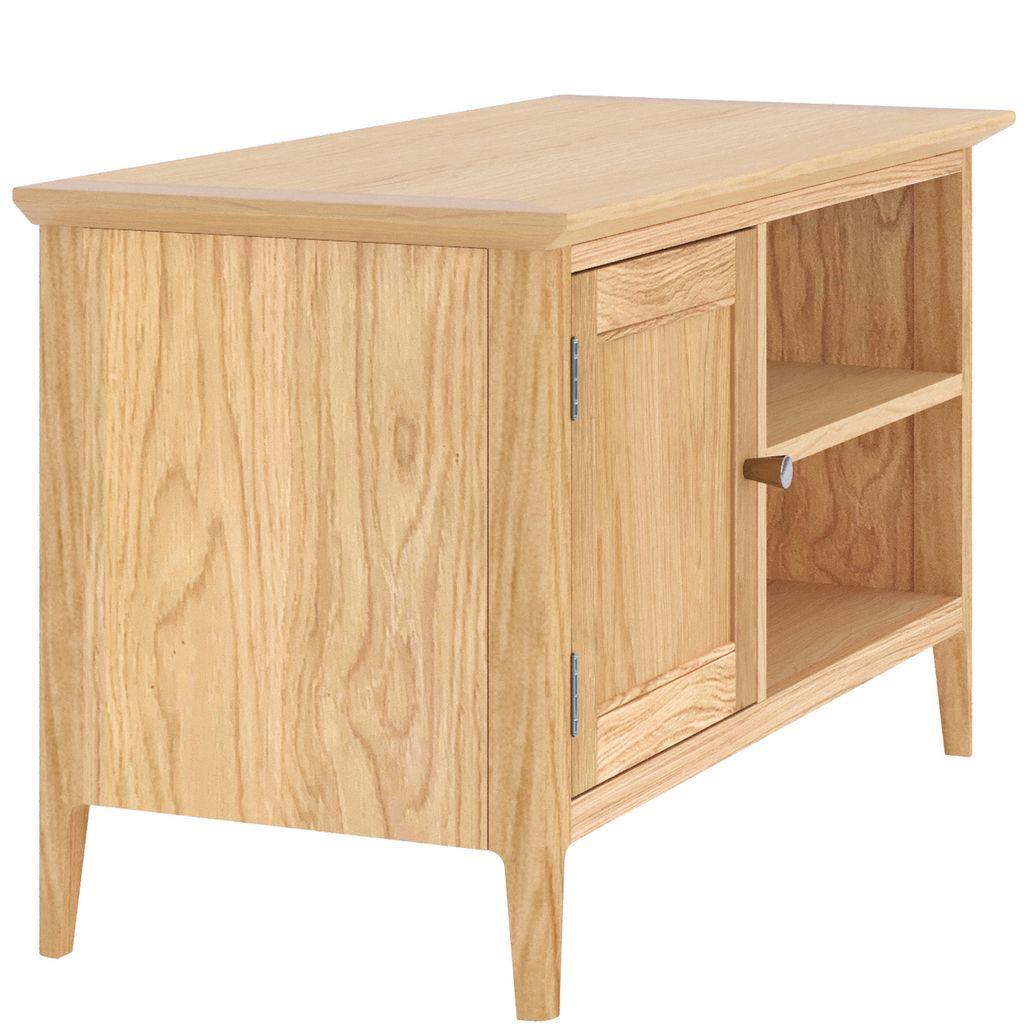 Saxon 1 Door Open Shelf TV Unit