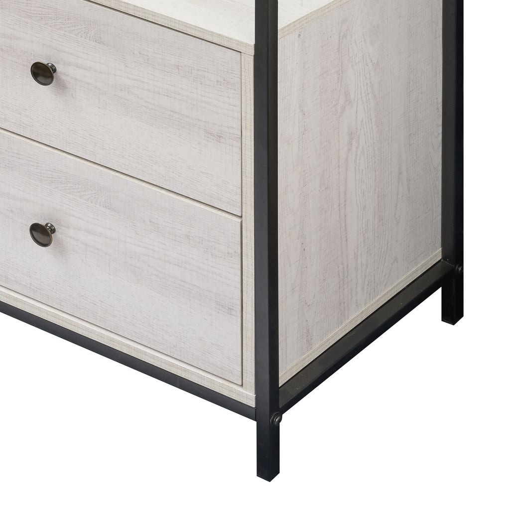 Alva Open Wardrobe with 2 Drawers