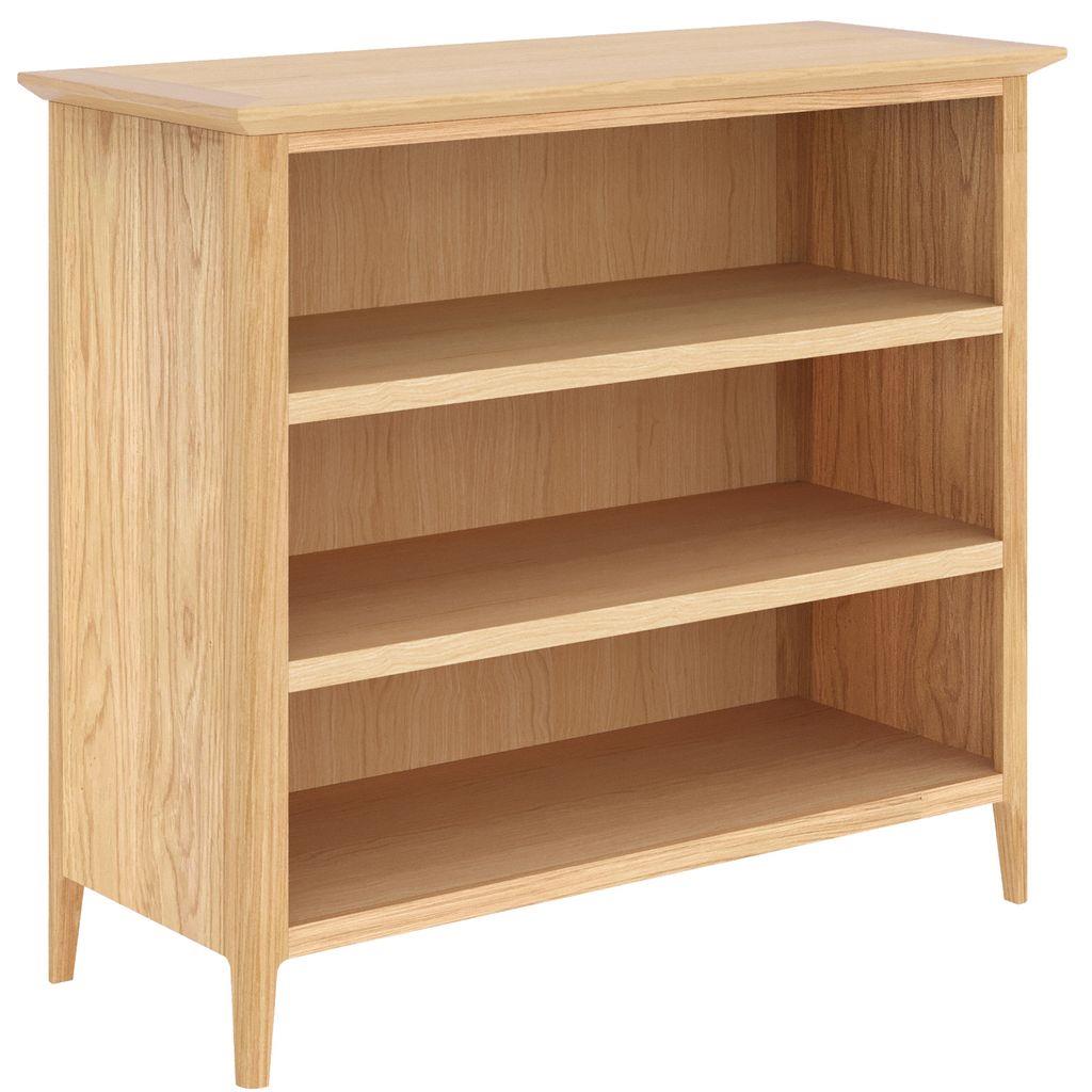 Saxon 3 Shelf Low Bookcase