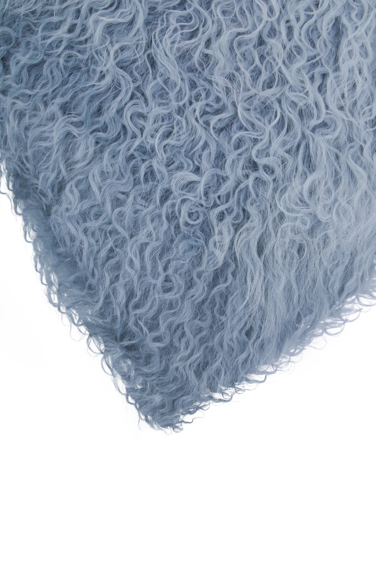 Aurevon Renley Real Mongolian Fur Ombre Square Cushion