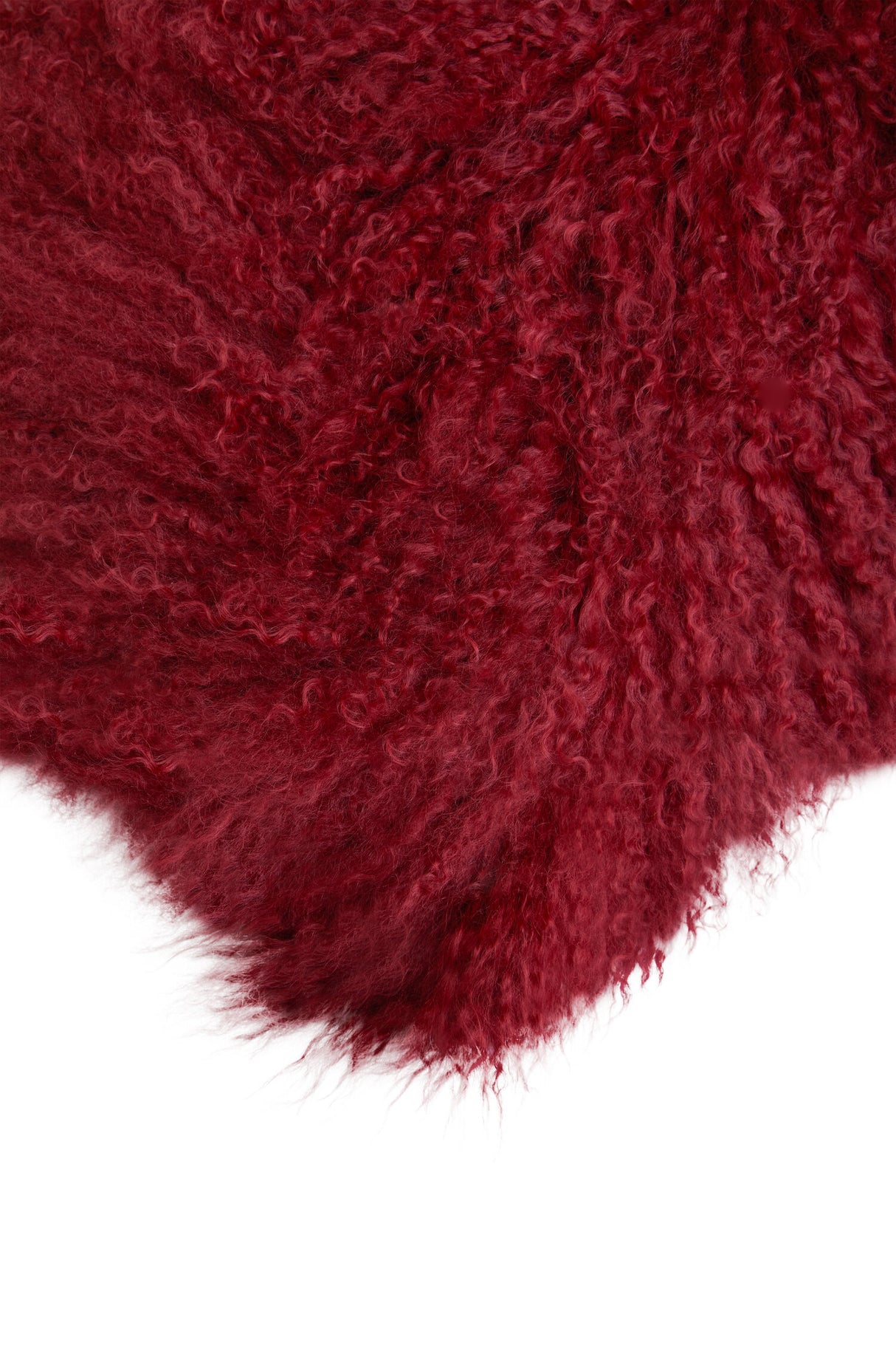 Aurevon Renley Real Mongolian Fur Rectangular Cushion