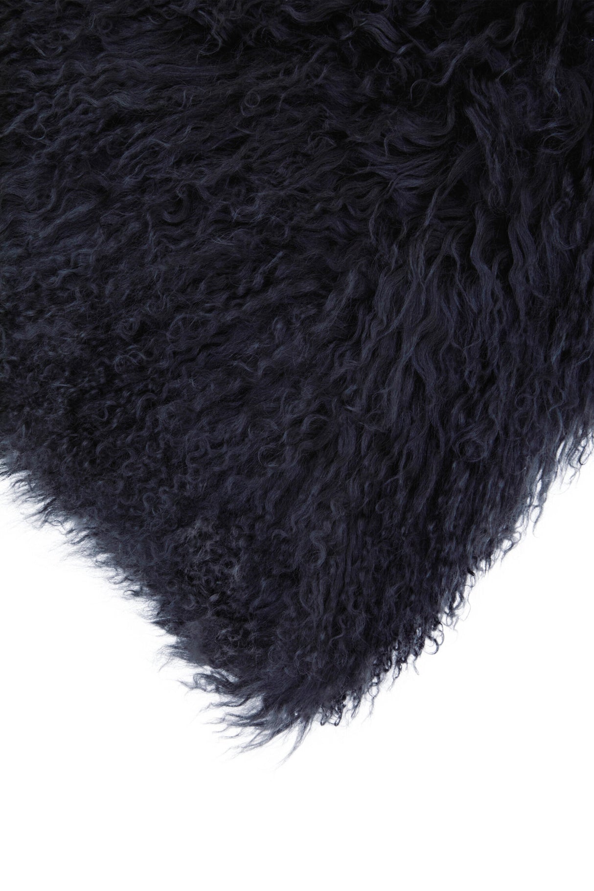 Aurevon Real Mongolian Fur Square Cushion