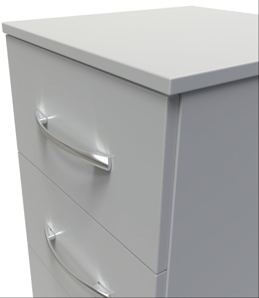 Avon 3 Drawer Bedside Table