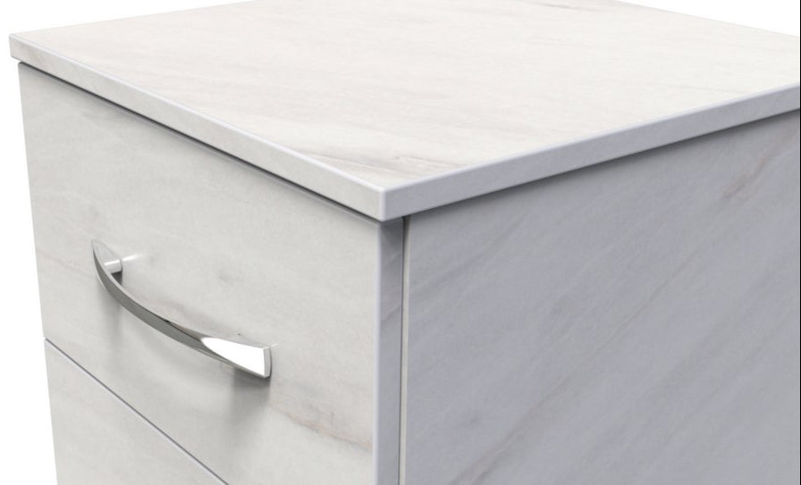 Avon 3 Drawer Bedside Table