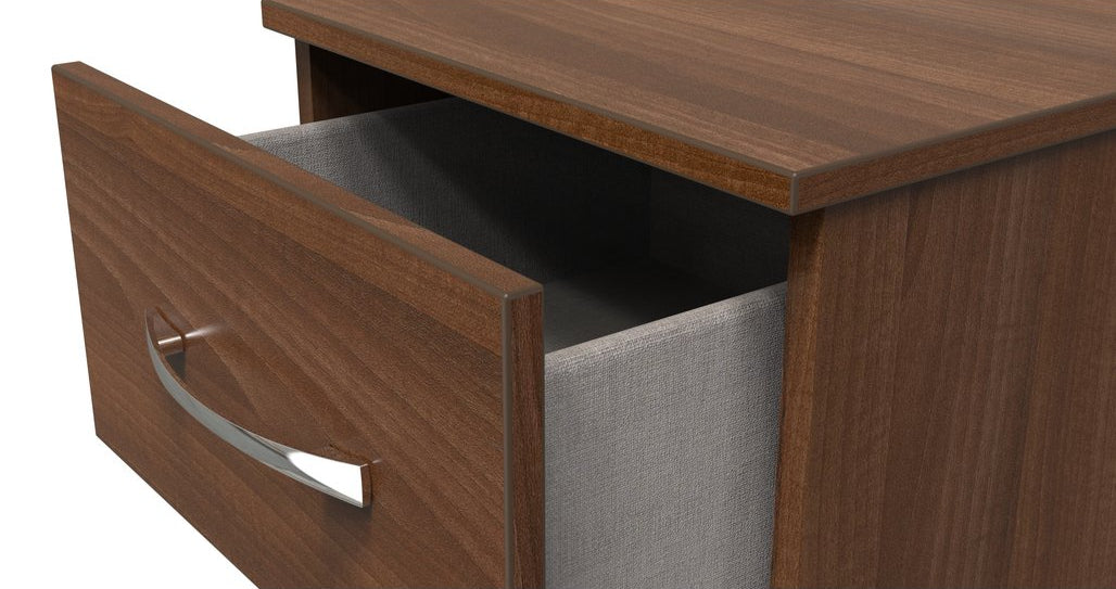 Avon 3 Drawer Bedside Table