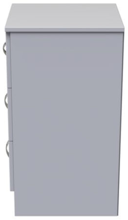 Avon 3 Drawer Bedside Table