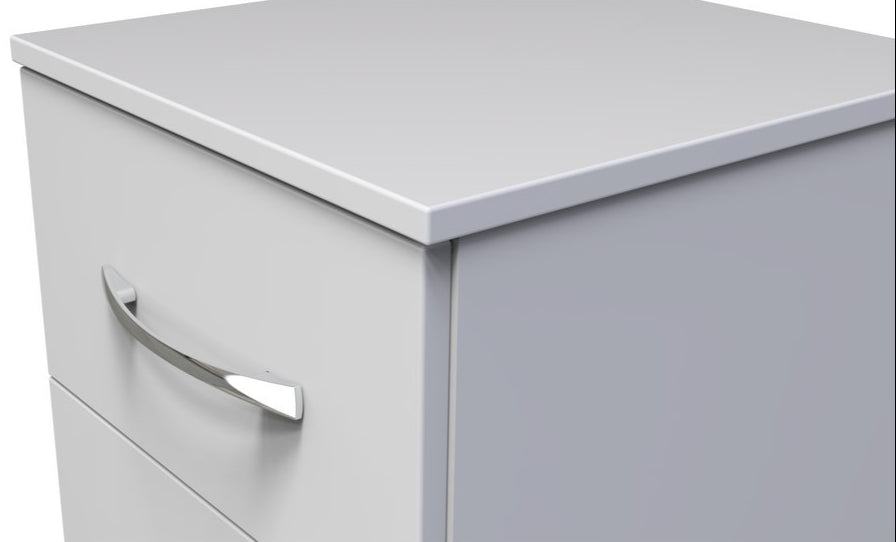 Avon 3 Drawer Bedside Table