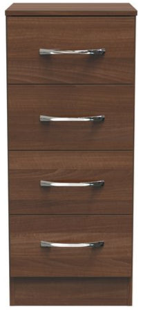 Avon 4 Drawer Bedside Table