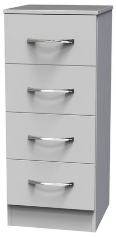 Avon 4 Drawer Bedside Table