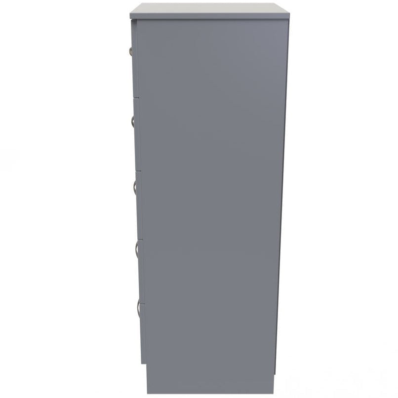 Avon 5 Drawer Tall Bedside Table