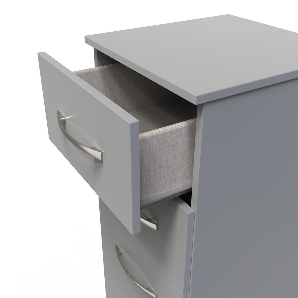 Avon 5 Drawer Tall Bedside Table