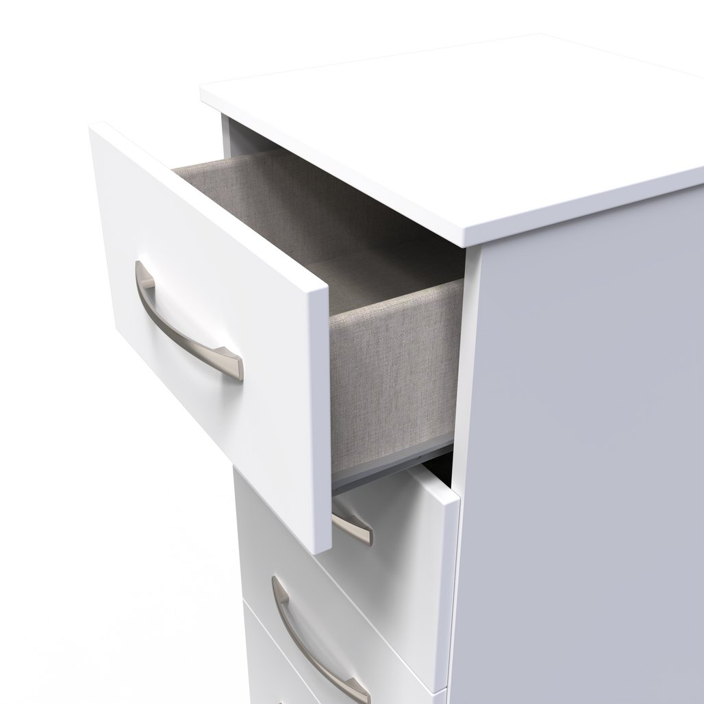 Avon 5 Drawer Tall Bedside Table
