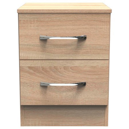 Avon 2 Drawer Bedside Table