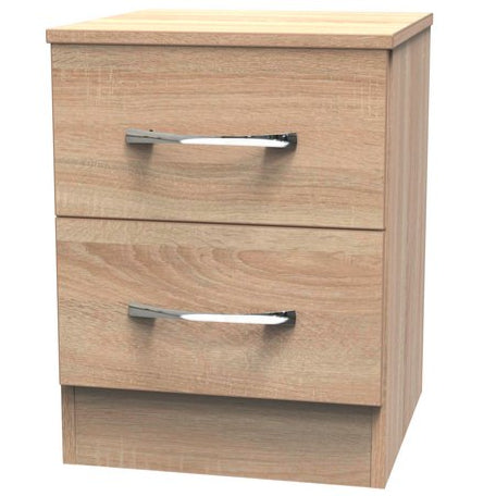 Avon 2 Drawer Bedside Table