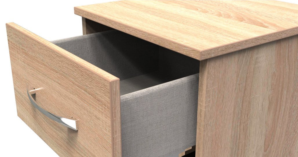 Avon 2 Drawer Bedside Table