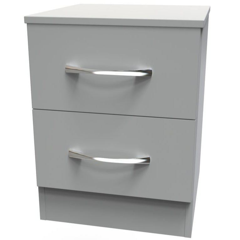 Avon 2 Drawer Bedside Table