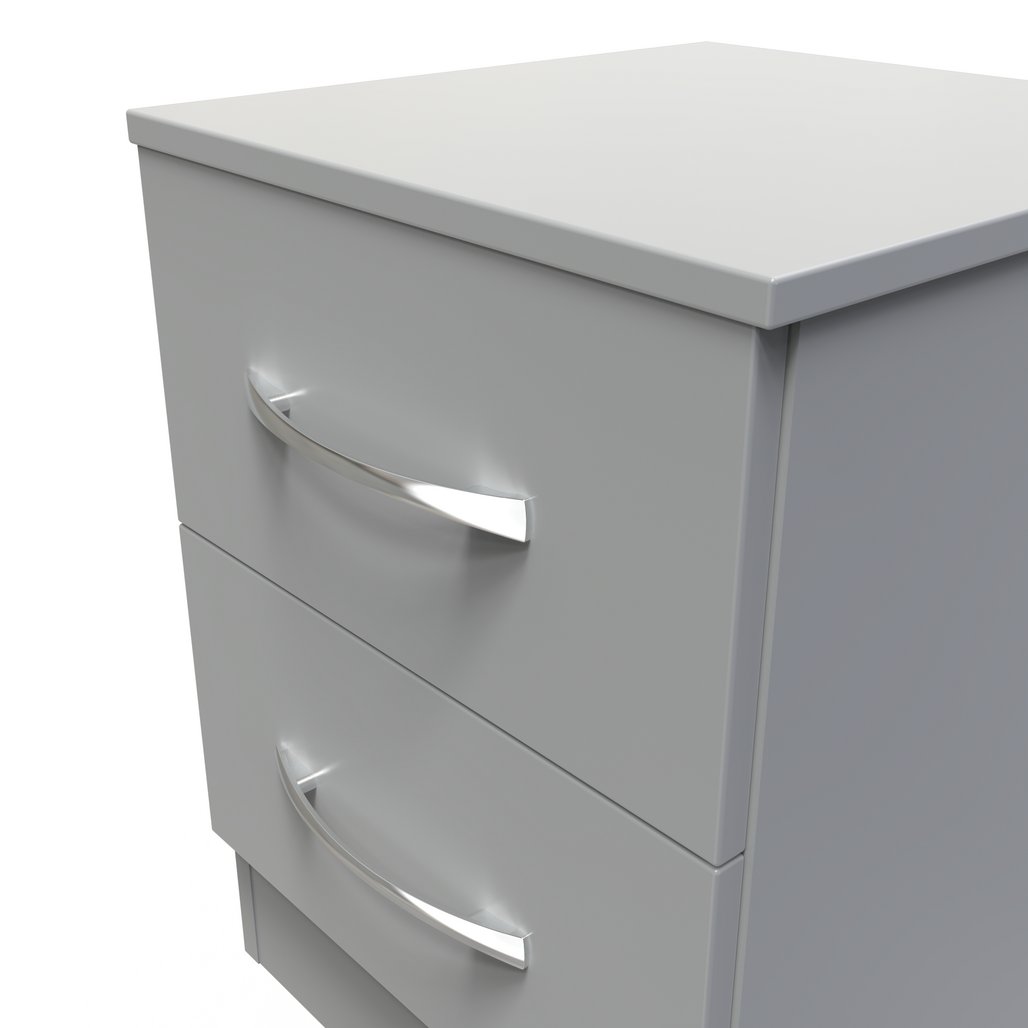 Avon 2 Drawer Bedside Table