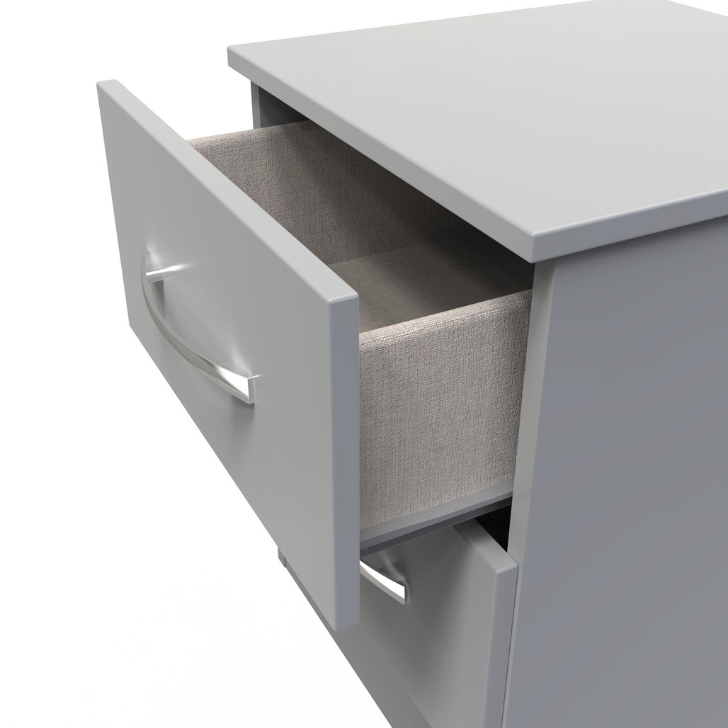 Avon 2 Drawer Bedside Table
